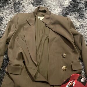 Brown blazer Reese + Riley greenish brown